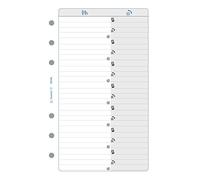 Exacompta - 18216E - Recharges adresses-téléphones pour organiseur Exatime 17 - 47 feuillets blancs