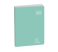 Exacompta - 1824083E - Agenda journalier Forum Color Soft Harmony - 12 x 17 cm - Août 2025 à juillet 2026 - Coloris vert