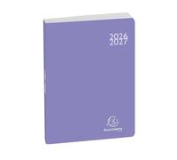 Exacompta - 1824087E - Agenda journalier Forum Color Soft Harmony - 12 x 17 cm - Août 2025 à juillet 2026 - Coloris violet