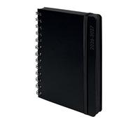 Exacompta 184271E - Agenda journalier Forum Black & Color - 12 x 17 cm - Août 2025 à juillet 2026 - Coloris noir
