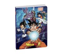 Exacompta 184462E - Agenda journalier Forum Dragon Ball S - 12 x 17 cm - Août 2025 à juillet 2026 - Visuel bleu