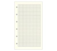 EXACOMPTA Recharge accessoire Exatime 17 étroit quadrillé 5x5 44 feuillets 170x98 mm