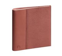 Exacompta - 187649E - Agenda semainier de bureau Eurotime 18S spiralé Duo Kaa - 15 x 17 cm - Janvier à décembre 2026 - Coloris terracotta