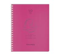 Exacompta - 192475E - Agenda semainier de bureau SAD 19S Linicolor - 14 x 18 cm - Septembre 2024 à décembre 2025 - 16 mois - Coloris rose