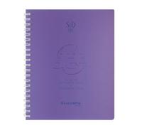Exacompta - 192477E - Agenda semainier de bureau SAD 19S Linicolor - 14 x 18 cm - Septembre 2025 à décembre 2026 - 16 mois - Coloris violet