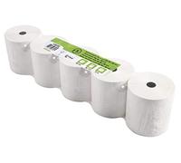 Exacompta Bobines papier thermique 80 mm Ø70 mm 72 m Réf. 43828E 1 pli sans phénol - Carton 20 Blanc