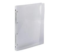Exacompta 20 Classeurs Souples PP Crystal A4 4 Anneaux Dos 2 cm