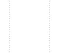 EXACOMPTA 2000 feuil. de listing blanc 240x12'' 1pli microperf. 4 côtés Bandes Caroll Détachables Papier Clairalfa 80g - Blanc