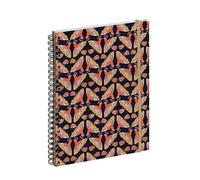 Exacompta 2004535E - Agenda de bureau SAS 20 Lady Color Design 15 x 21 cm Semainier Septembre 2025 à Août 2026. - Visuel Oiseaux