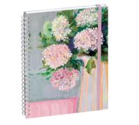 Exacompta 2005035E - Agenda de bureau Lady 20S spiralé Sophie Adde 15 x 21 cm Semainier Janvier à Décembre 2026 - Visuel fleurs