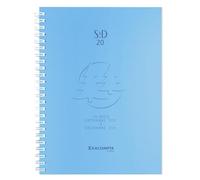 Exacompta - 20247E - Agenda semainier de bureau SAD 20S Linicolor - 15 x 21 cm - Septembre 2025 à décembre 2026 - 16 mois - Coloris aléatoire