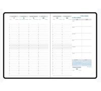 Exacompta - 20842E - Recharge Agenda Semainier de Bureau Visuel Horizons 20 - Format 15 x 21 cm - Janvier 2026 à Décembre 2026