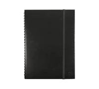 Exacompta - 218781E - Le carnet de projet professionnel Exa-Pbook spiralé Volga - Planning annuel non millésimé - 15 x 21 cm - Coloris noir