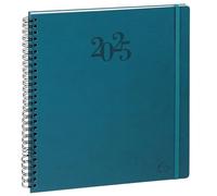 Exacompta - 22342E - Agenda semainier de bureau Eurotime 22S spiralé Swan - 18,5 x 22,5 cm - Décembre 2025 à décembre 2026 - Coloris aléatoire