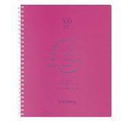 Exacompta - 22447E - Agenda semainier de bureau SAD 22S Linicolor - 18,5 x 22,5 cm - Septembre 2024 à décembre 2025 - 16 mois - Coloris assortis