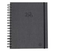 Exacompta 22612E - 1 Agenda Journalier Planifié 22 W Napura Avec Spirales - Janvier 2026 à Décembre 2026 - Format 18 x 22,5 cm - Coloris Aléatoire