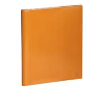 Exacompta - 227773E - Agenda de bureau SAD 22S Vérone - Format 18,5 x 22,5 cm - Semainier 16 mois - Septembre 2025 à Décembre 2026 - Coloris Jaune Moutarde