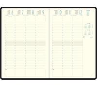 Exacompta 24842E - Recharge agenda de bureau Eurotime 24 - 16 x 24 cm - Semainier Janvier à décembre 2026 - Papier ivoire