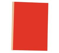 Exacompta Chemise dos toilé Forever – 24 x 32 cm, 3 cm, 320 g/m² – Rouge, lot de 25