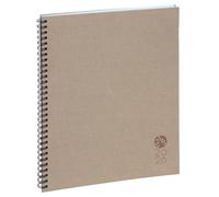 Exacompta 272226E Agenda de bureau Eurotime 27S spiralé Forever 21 x 27 cm Semainier Janvier à décembre 2026 - Lin