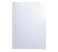 Exacompta 2751c - Un Paquet De 100 Couvertures Forever En Carte Rigide Grain Toilé 21x29,7 Cm 270g Blanc