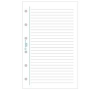 Exacompta 28241 Recharge Feuillets Ligné Pour Organiseur Exatime 21 32 Feuillets Blanc