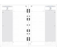 Exacompta 28246E - Recharge Exatime 21 - Journalier millésimé 2ème semestre - Juillet à décembre 2026 - Papier blanc