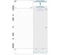 Exacompta - 28246E - Recharge Pour Organiseur Exatime 21 - Journalier Millésimé 2eme Semestre - 21 cm x 14,2 cm - Juillet 2026 à Décembre 2026 - Papier blanc