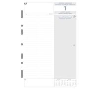 Exacompta - 28250E - Recharge Exatime 21 - Journalier millésimé janvier à décembre 2025