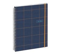 Exacompta - 2901972E - Agenda semainier de bureau SAD 29 S Casual - 21 x 29,7 cm - Septembre 2025 à décembre 2026 - 16 mois - Coloris bleu foncé
