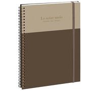 Exacompta 2901986E - Agenda semainier de bureau SAD 29S Gustave 21 x 29,7 cm - Septembre 2026 à décembre 2027-16 mois - Marron/Grège