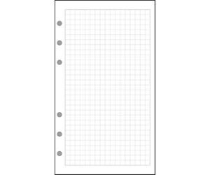 Exacompta 29111E - Recharge Quadrillée 5x5 pour Organiseur Exatime 29 - 32 Feuillets - 21 x 29,7 cm - Coloris blanc