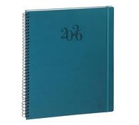 Exacompta 29342E - Agenda semainier de bureau Eurotime 29S spiralé Swan - 21 x 29,7 cm - Janvier à décembre 2026 - Coloris aléatoire