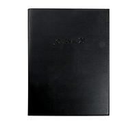 EXACOMPTA Agenda Journalier Journal 29/2 Barbara piqûre sellier 297x210 mm Noir