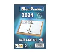Exacompta - 31112E - 1 Bloc-Pratic Date à Gauche - Janvier à Décembre 2023
