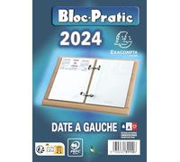 Bloc-pratic date à gauche 8,2x12 cm