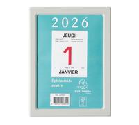 EXACOMPTA Bloc éphéméride neutre à Effeuiller sans support 9,8 x 13,4 cm