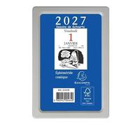 Exacompta 32103E - 1 Bloc Ephéméride Comique - Format 6,5 x 9,7 cm - Janvier 2027 à Décembre 2027