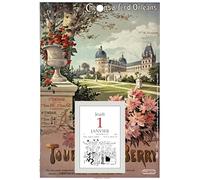 Exacompta - 32133E - Bloc éphéméride comique 6,5 x 9,7 cm - Sur support plaque imprimée affiches anciennes 18 x 26 cm - 2026 - Visuel aléatoire