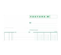 Exacompta Manifold autocopiant Factures A4 297 x 210 mm avec TVA 50 feuillets triples