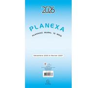 Exacompta - 34500E - Planexa 5 volets - Dimension 18 x 33 cm - Décembre 2025 à février 2027