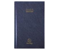 Exacompta - 38172E - Agenda journalier de bureau Carré Euro et cents - 13,5 x 21 cm - Janvier à décembre 2025 - Coloris aléatoire