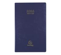 Exacompta - 38174E - Agenda journalier de bureau Carré Euro et cents Barbara - 13,5 x 21 cm - Janvier à décembre 2026 - Coloris aléatoire