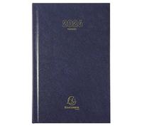 Exacompta - 38272E - Agenda journalier de bureau Carré Travers - 13,5 x 21 cm - Janvier à décembre 2026 - Coloris aléatoire
