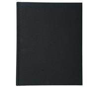 Exacompta 4042E Registre à 4 colonnes 32 x 25 cm, 4 colonnes par page, 31 lignes par page, 80 pages, papier 110 g, coloris de couverture noire