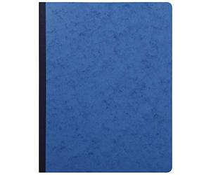 Exacompta 4060BE Cahier piqué 32 x 25 cm format Vertical folioté 80 pages 6 Colonnes par page 31 lignes 110 g/m² Bleu