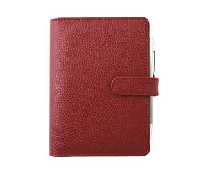 Exacompta - 42555E - Organiseur Exatime 14 Baltique - 11 x 14,5 cm - Semainier Septembre 2025 à décembre 2026 - 16 mois - Coloris rouge