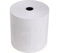 Exacompta - Réf. 43817E - Carton de 10 bobines pour tickets de caisse - largeur 80 mm x diamètre 72 mm - mandrin 12 mm - 1 pli thermique 48g/m² sans BpA - Métrage (+ ou - 2m) : 76 m - Blanc
