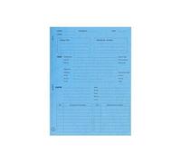 Exacompta 445102e pack de 25 chemise artonnée sans rabat pour avocats 25 x 32 cm turquoise