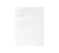 Exacompta 449202B Chemise transparente A4 blanc polypropylène avec bande d'étiquetage